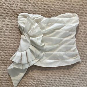 EXPRESS Elegant White Strapless Top